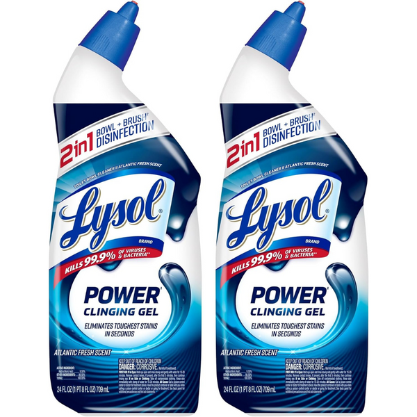 2-pk 24-fl-oz Lysol Power Toilet Bowl Cleaner Gel