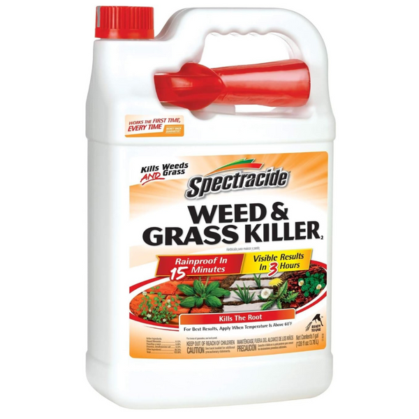 Spectracide Ready-to-Use Weed & Grass Killer Sprayer, 1-Gallon/128oz