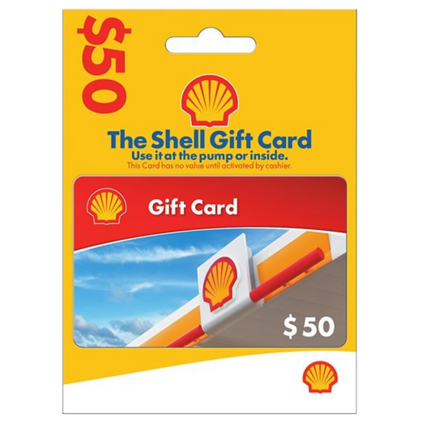 $50 Shell Oil Gift Card