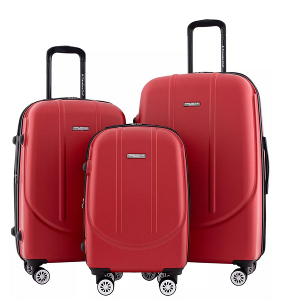 3-Piece Traveler's Club Falkirk Hardside Expandable Luggage Set