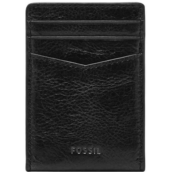 Fossil Men's Andrew Leather Magnetic Card Case with Money Clip