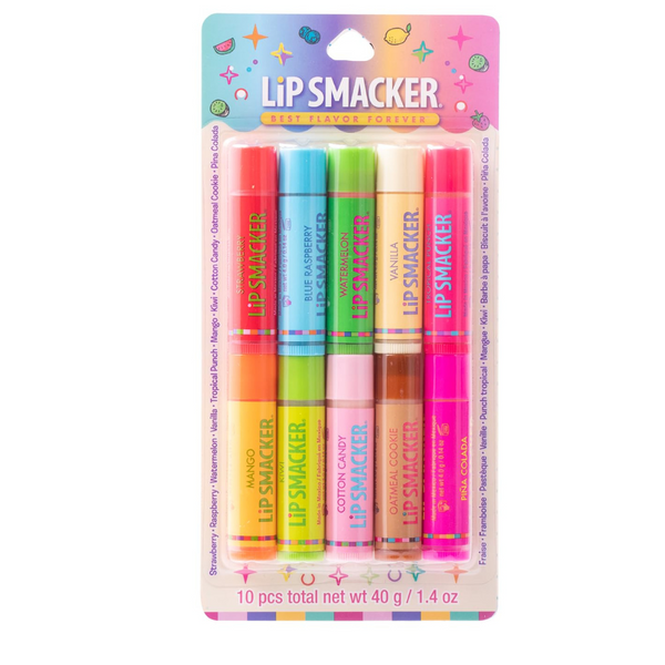 10-Piece Lip Smacker Original & Best Flavor Lip Balm