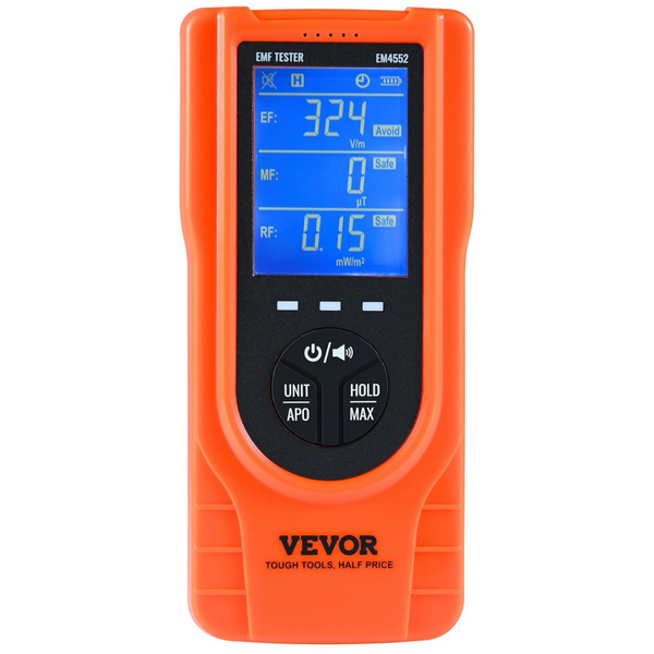 VEVOR 3-in-1 Field Radiation Detector EMF Meter