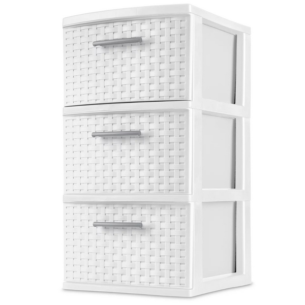 Sterilite 3 Drawer Weave Tower