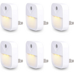 6-Pack Uigos Dusk-to-Dawn LED Night Light