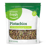 12-Oz Amazon Fresh No Shells Pistachios (Dry Roasted with Sea Salt)