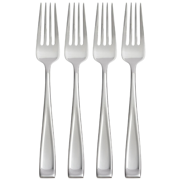 Set of 4 Oneida Moda Stainless Salad Forks