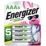 8-Count Energizer Rechargeable Pre-Charged AAA Batteries