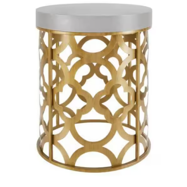 Hampton Bay 19" H Metal Garden Stool