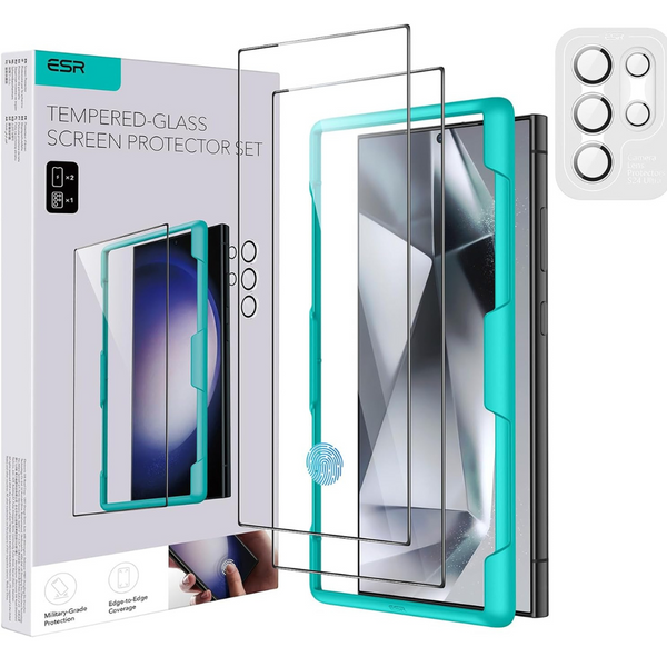 ESR 2+1 Pack for Samsung Galaxy S24 Ultra Screen Protector Set