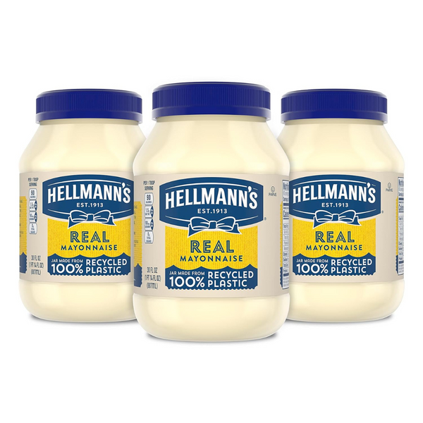 3-Count Hellmann's Mayonnaise Real Mayo