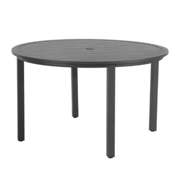 Hampton Bay Fernlake Brown Steel Outdoor Dining Table