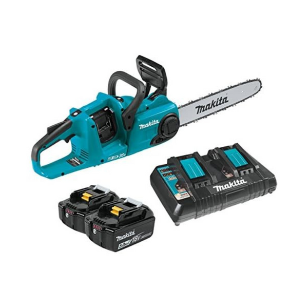 Makita 18V X2 (36V) LXT Brushless 14" Chain Saw Kit w/4 Batteries