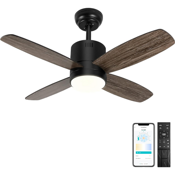 Ohniyou 38 Outdoor Dimmable Ceiling Fan with Lights