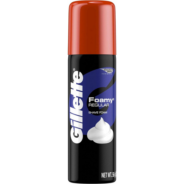 Gillette Foamy Regular Shaving Foam, 2 oz