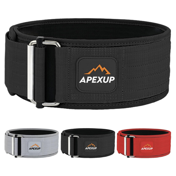 Apexup 4" Weight Lifting Belt for Men and Women