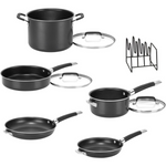 9-Piece Cuisinart SmartNest Nonstick Aluminum Set