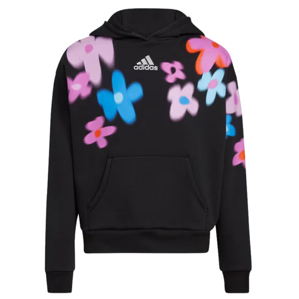 adidas Girls Sportswear Aura Graphic Pullover Hoodie