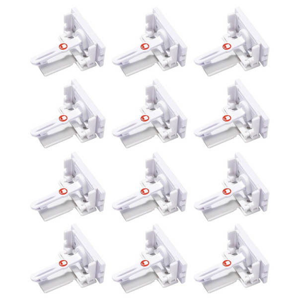 12-Pack Safety 1st Secure-to-Explore Adhesive Locks