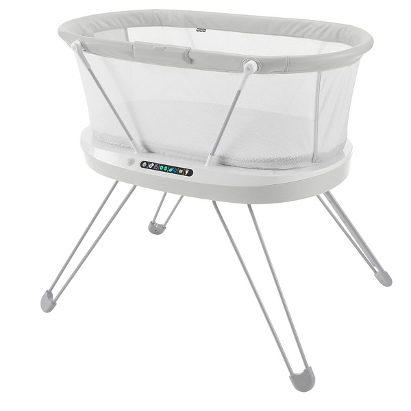 Bedside Sleeper Luminate Bassinet with Sound Detection Plus Customizable Lights Music and Sounds