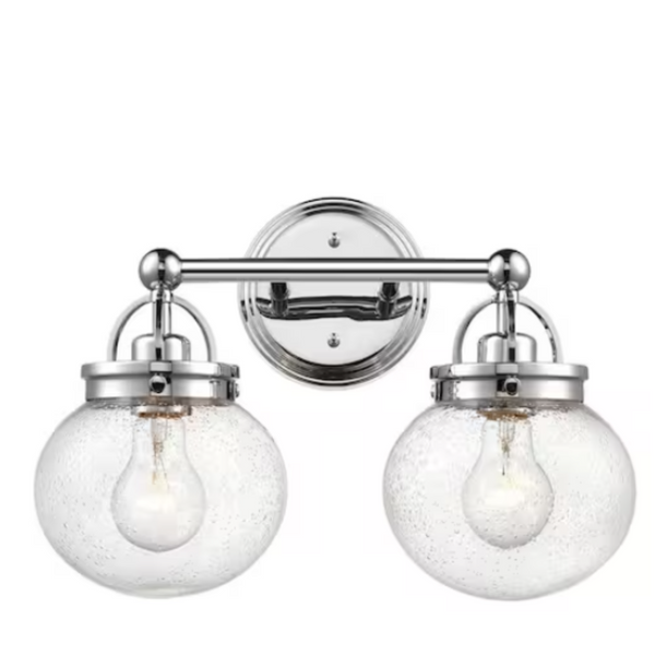 Millennium Lighting Abby 15.25" 3-Light Chrome Vanity Light