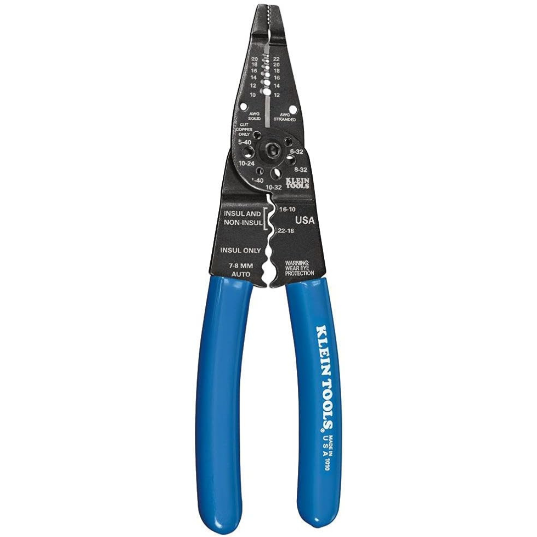 Klein Tools 1010 Multi Tool Long Nose Wire Cutter, Wire Crimper, Stripper and Bolt Cutter