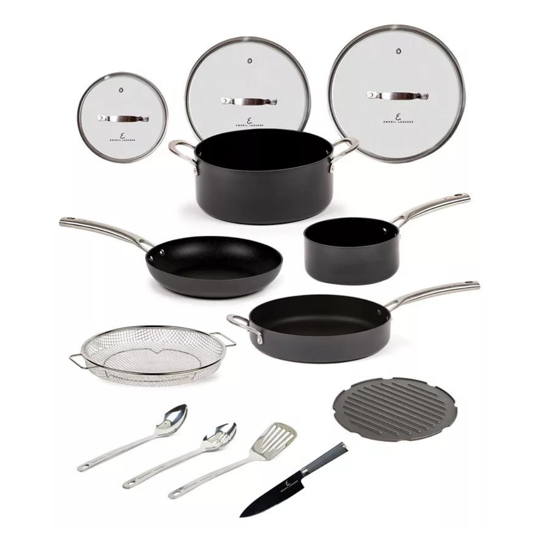 13-Piece Emeril Lagasse Forever Pan Pro Hard Anodized Cookware Set