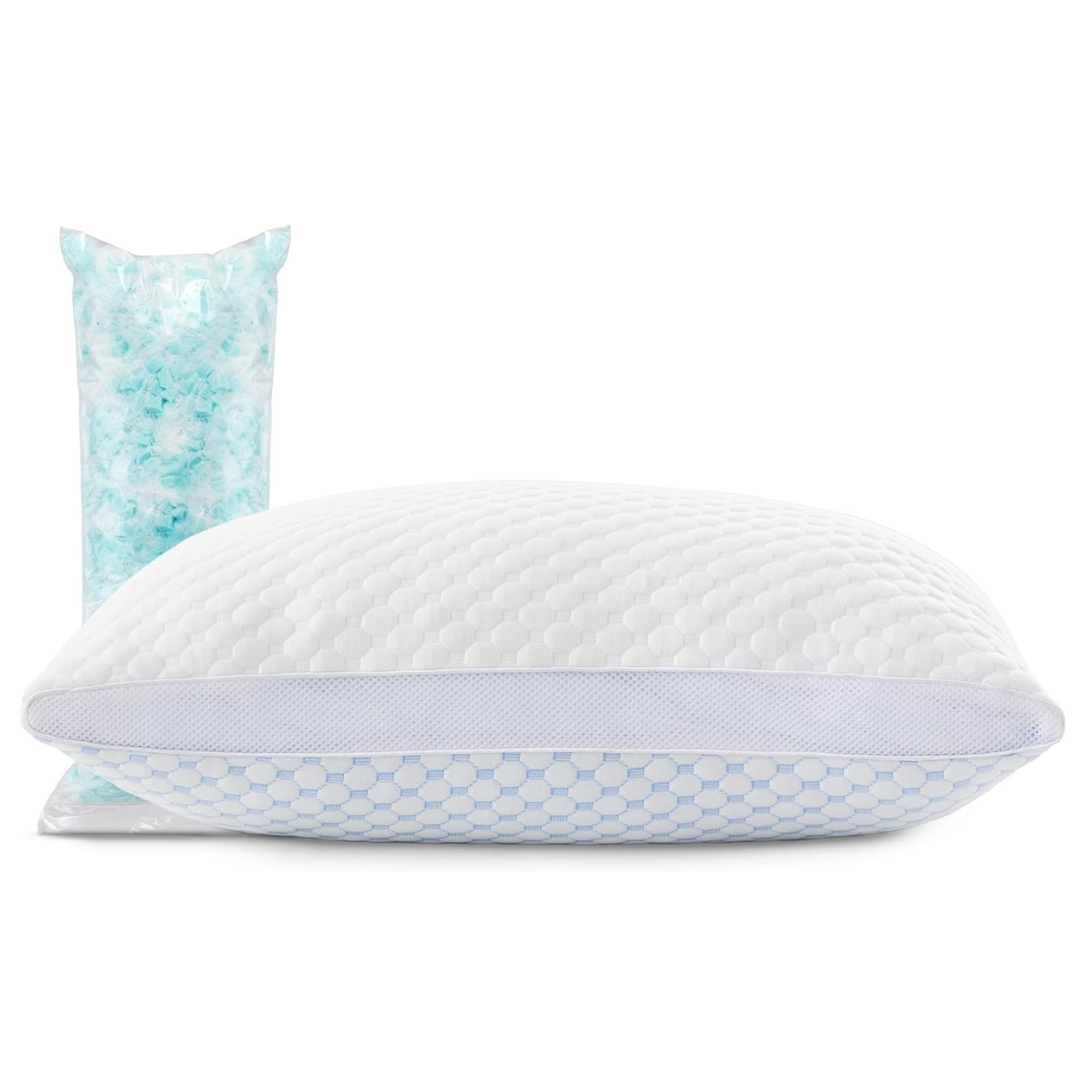 Bedsure Shredded Memory Foam Cooling Pillow