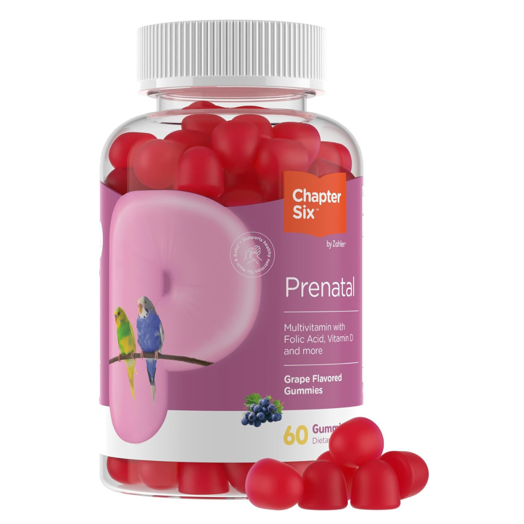 60 Zahler Womens Prenatal Grape Gummies