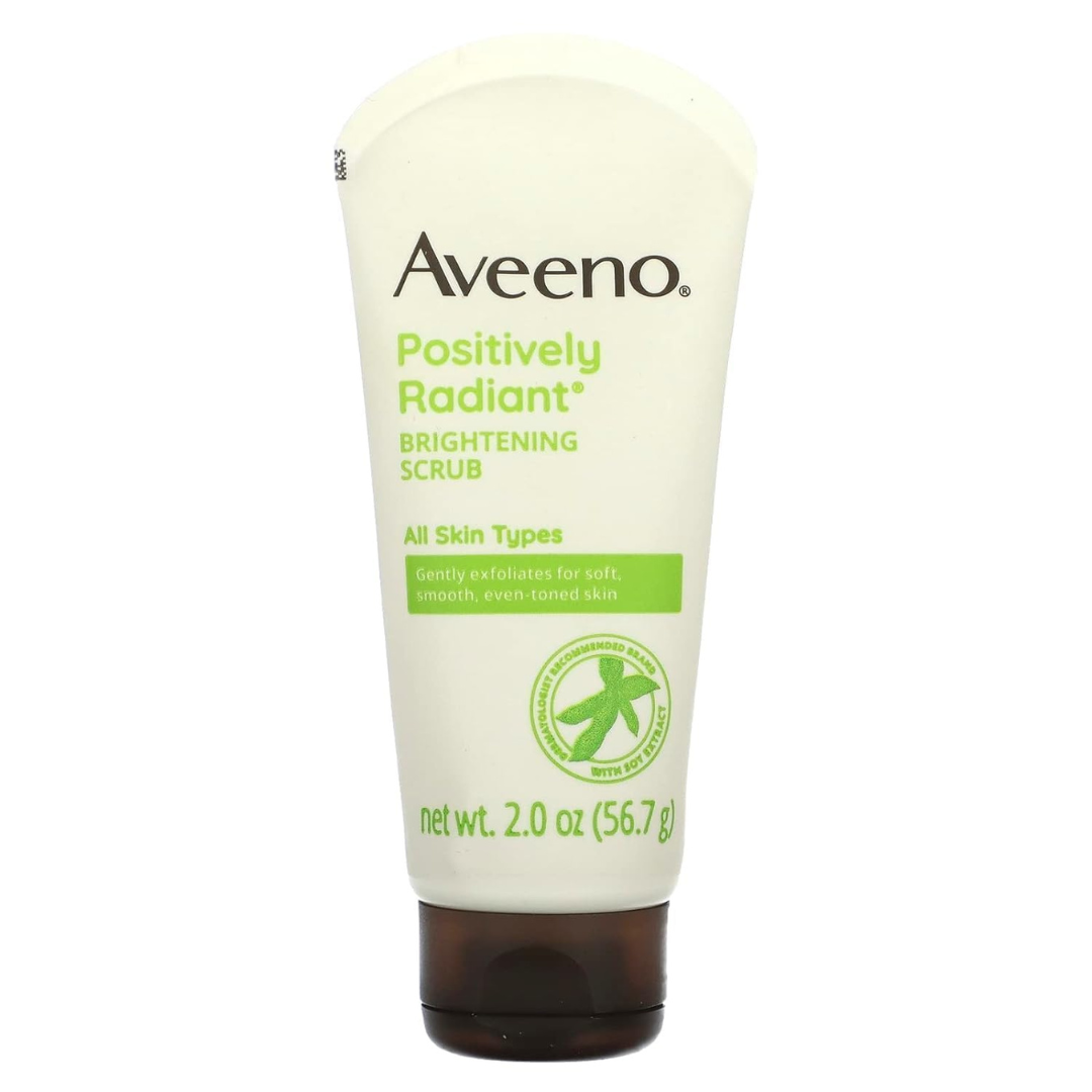 Aveeno Positively Radiant Skin Brightening Exfoliating Daily Facial Scrub (2-Oz)