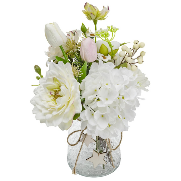 Artificial Flowers with Vase