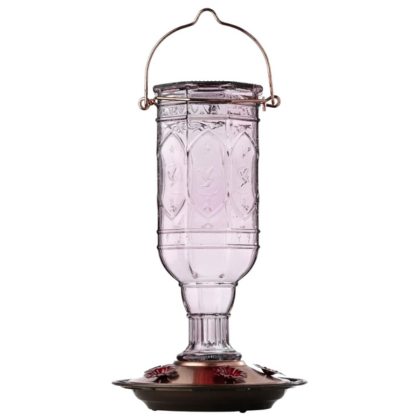 More Birds Amethyst Jewel Hummingbird Feeder (20oz Capacity)