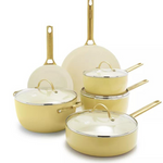 GreenPan Reserve Hard-Anodized Healthy Ceramic Nonstick 10-Piece Cookware Set + $77 Kohls Rewards