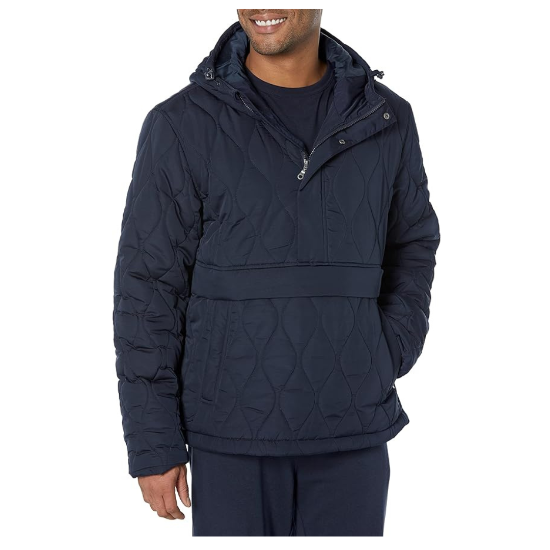 Amazon Essentials Men's Recycled Polyester Anorak Puffer