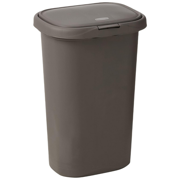 Rubbermaid 13 Gallon Spring Top Kitchen Bathroom Trash Can with Lid