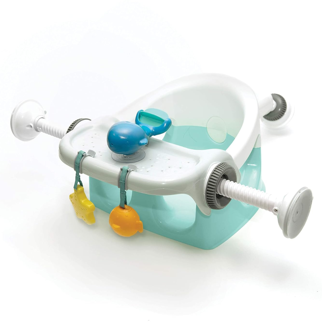 Summer InfantBaby Bathtub Seat with Toys, Backrest, Suction Cups