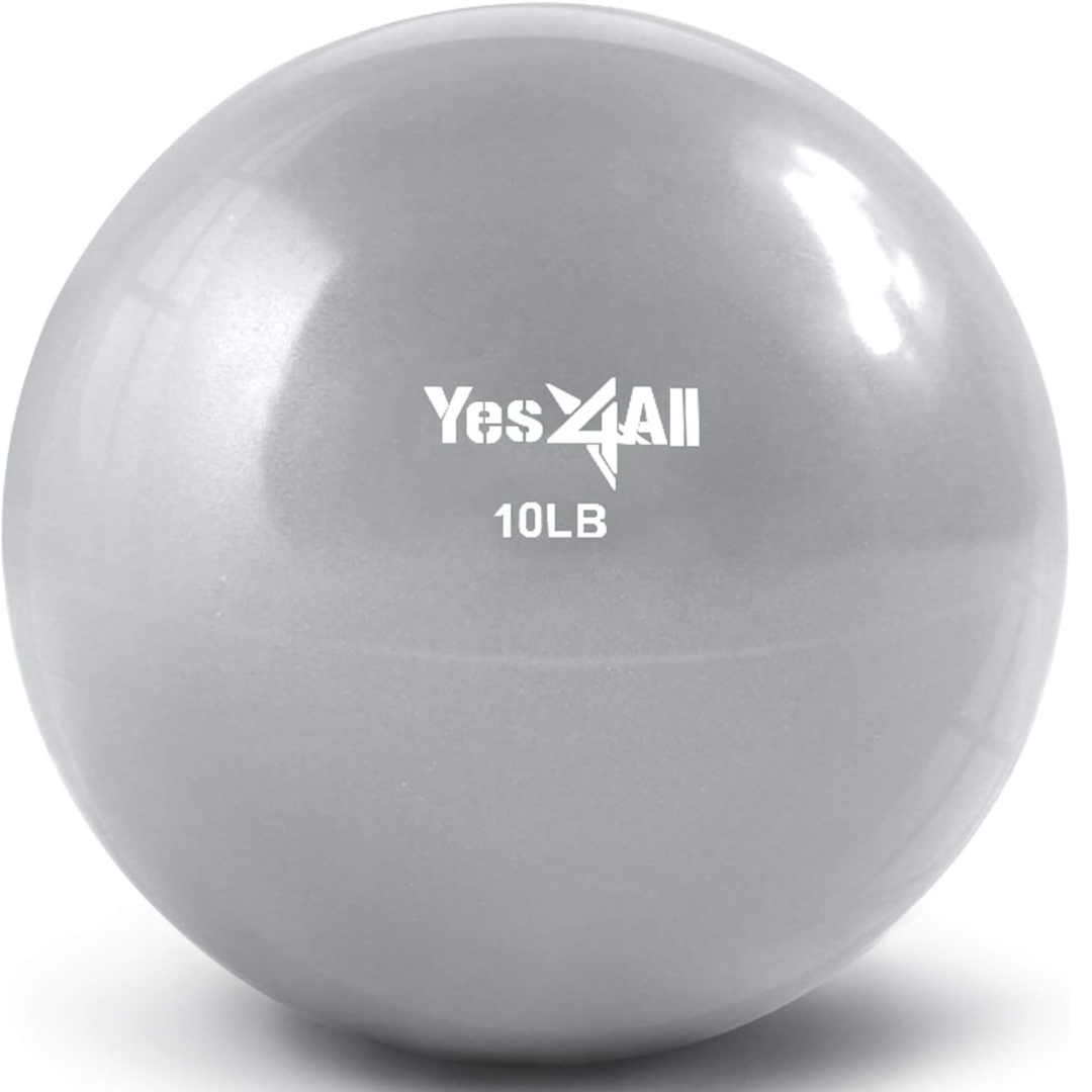 Soft Weighted 10lb Toning Exercise Ball