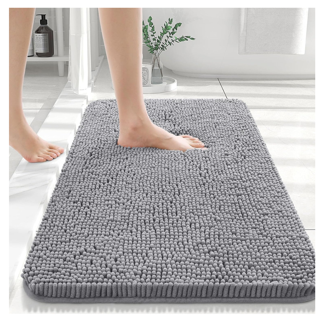 30" x 20" Extra Soft Absorbent Chenille Bath Rugs