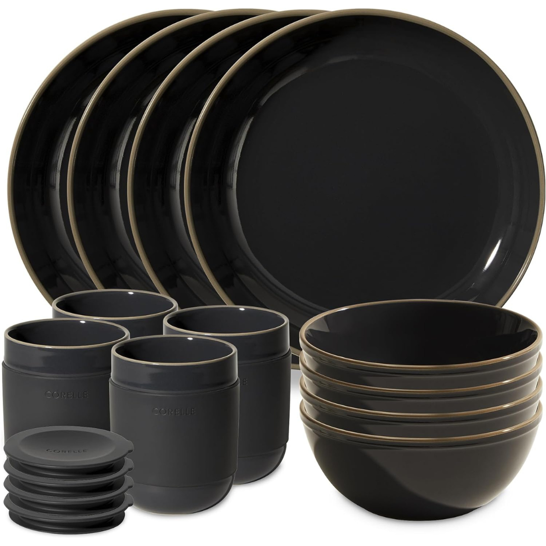 Corelle Stoneware Dinnerware Set (Service for 4)