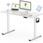 FlexiSpot (48" x 24") Height Adjustable Electric Sit Stand Desk (White)