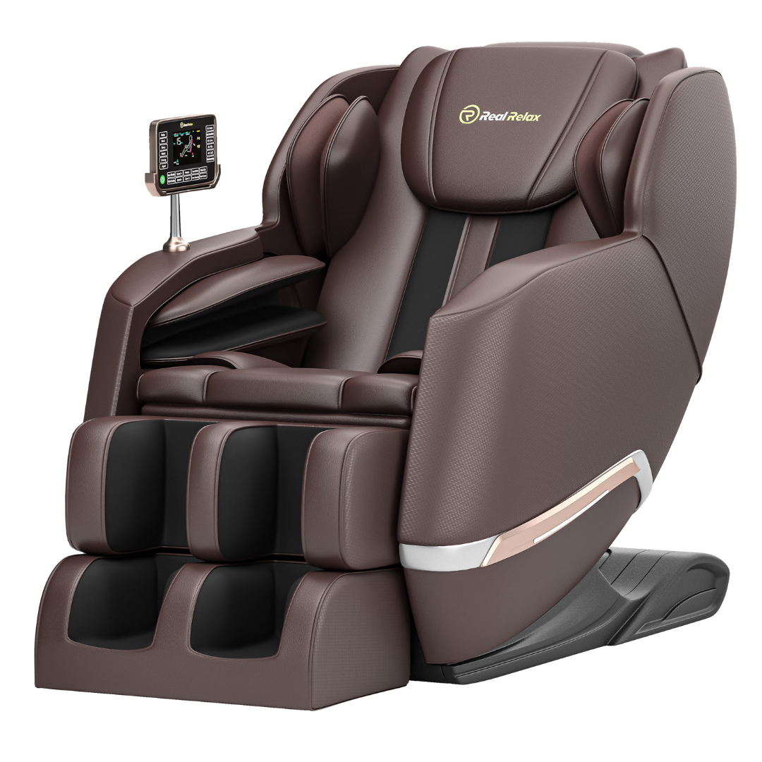 Real Relax Full Body Zero Gravity Shiatsu Recliner Electric Massage Chair