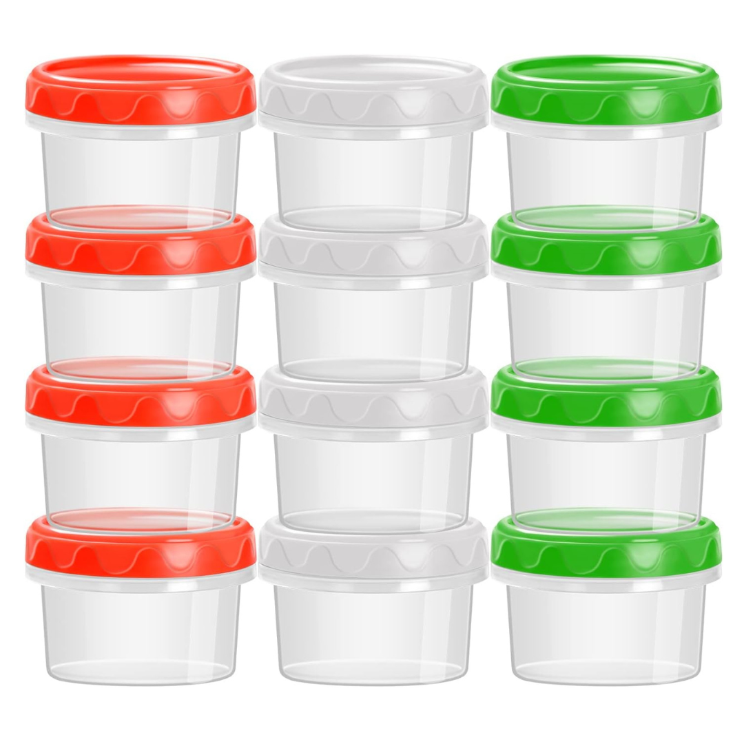 12-Pack Eonjoe Small Containers with Lids