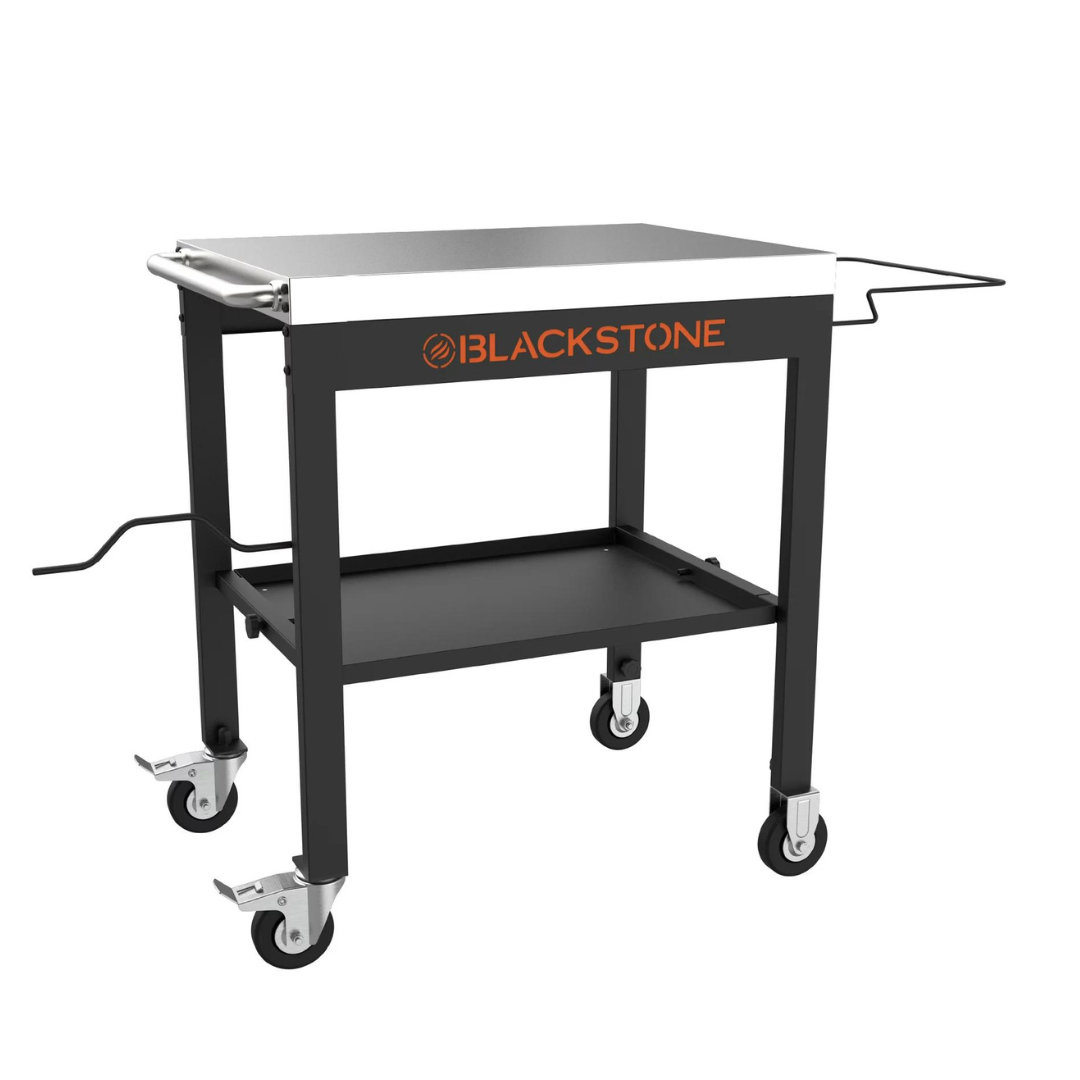 Blackstone 28" Portable Steel Prep Cart with Stainless Steel Top