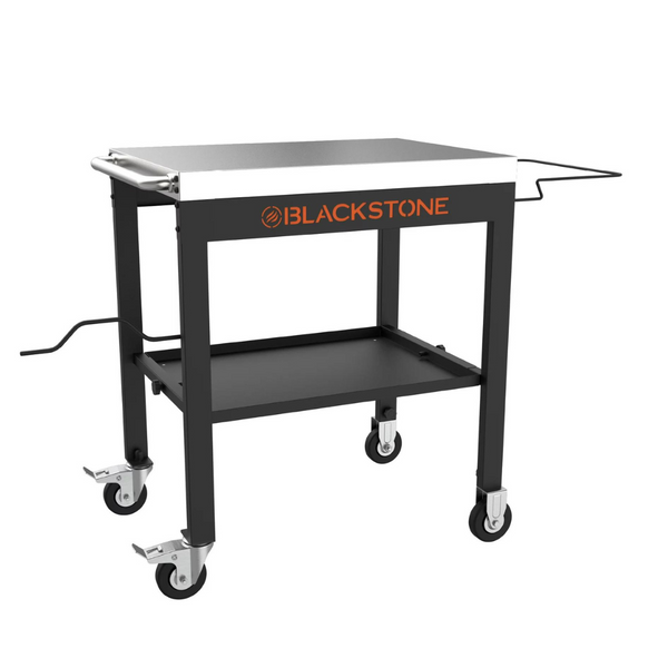 Blackstone 28" Portable Steel Prep Cart with Stainless Steel Top