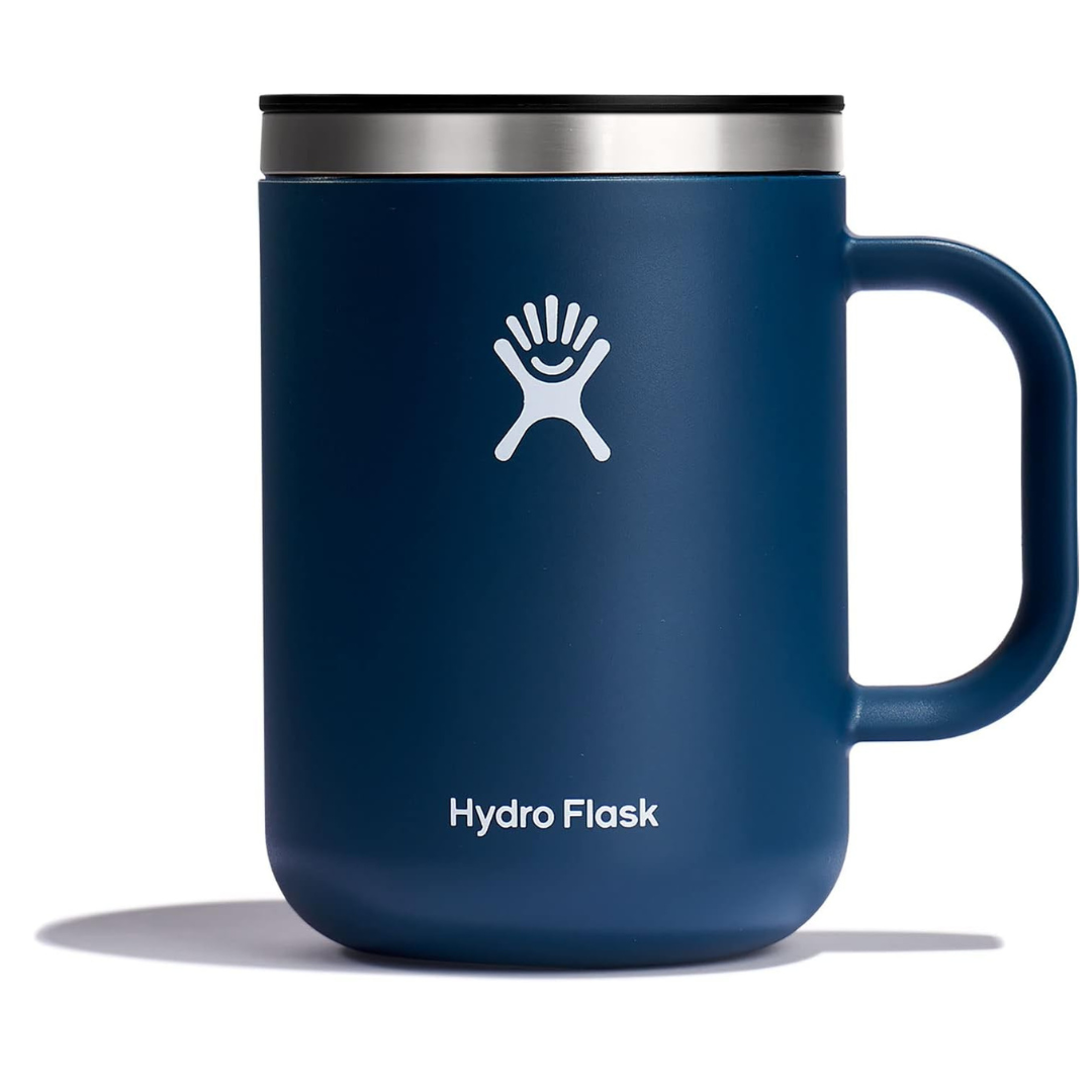24oz Hydro Flask Vacuum Insulated Stainless Steel Reusable Mug w/ Lid