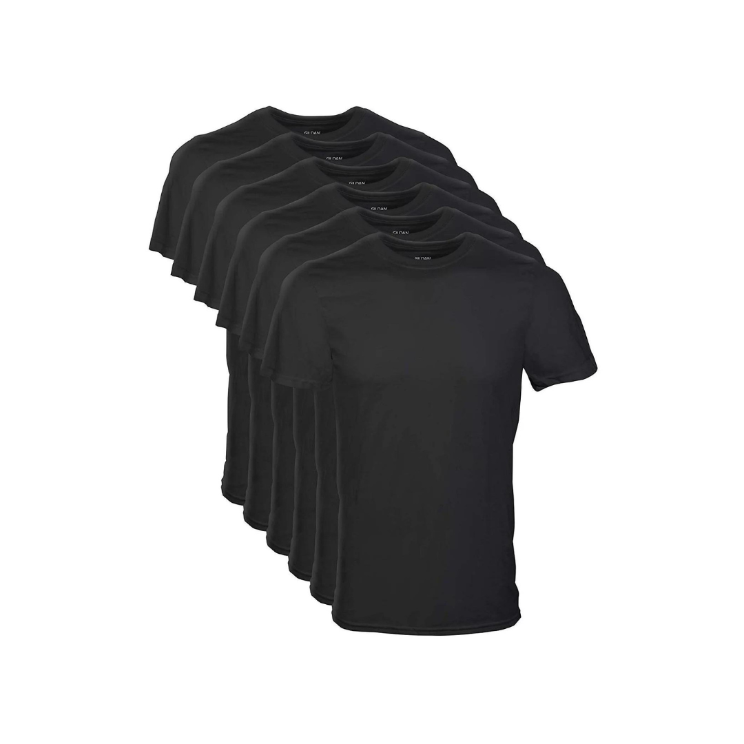 6-Pack Gildan Style G1100 Men's Short Sleeve Crew T-Shirts