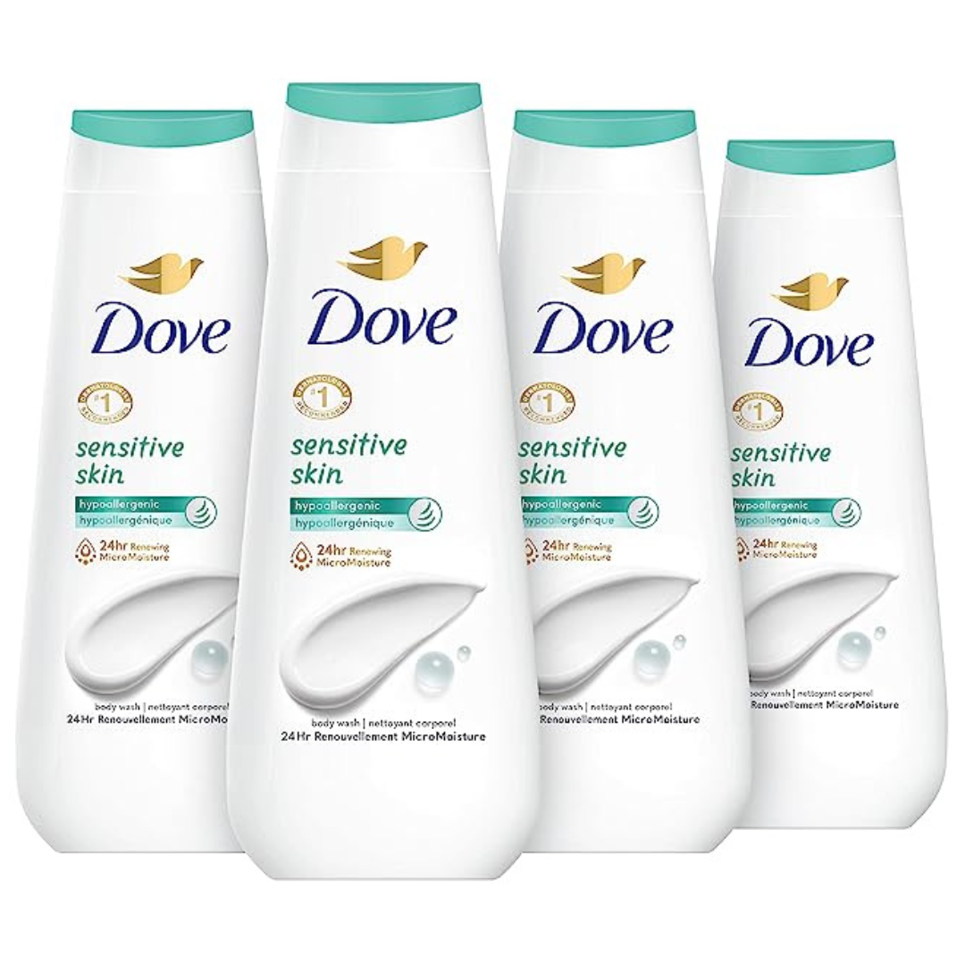 4 Bottles of Dove Body Wash