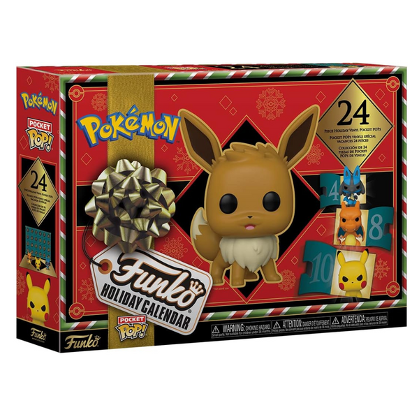 Funko Pop! 24 Pocket Holiday Calendar Pokemon Vinyl Figures