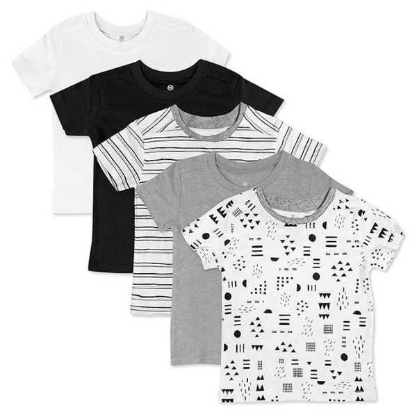 5-Pack HonestBaby Short Sleeve T-Shirt