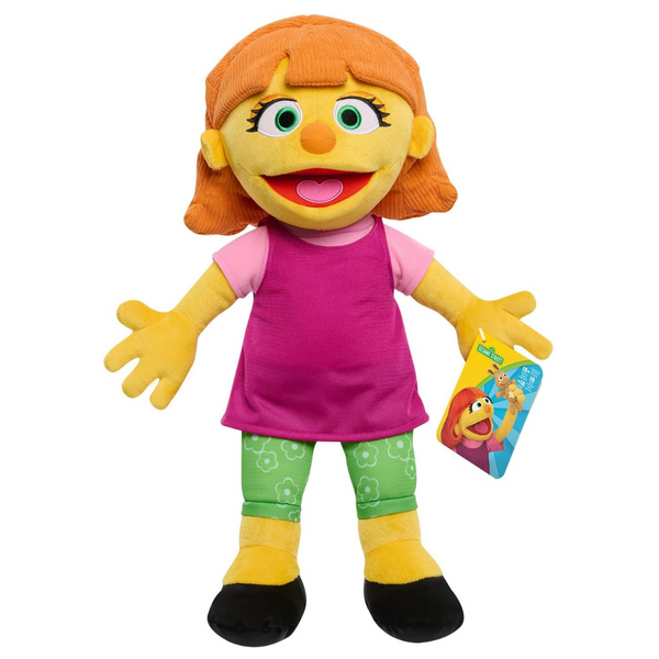 SESAME STREET Just Play Big Hugs 18-inch Large Plush Julia Doll